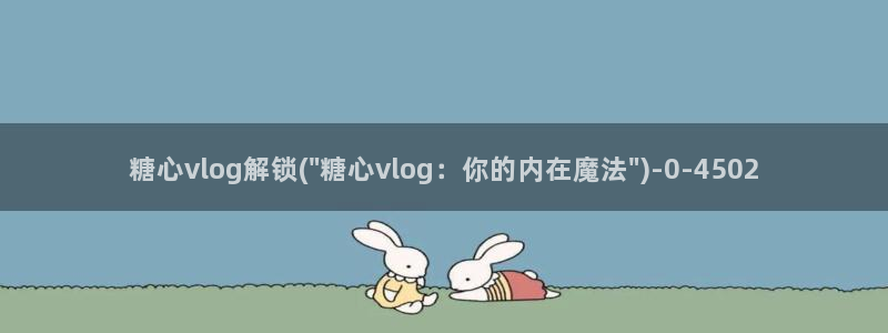 糖心vlog摄影师